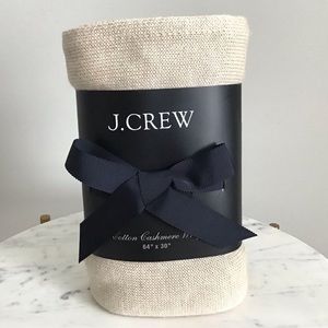 J. Crew Cotton Cashmere Wrap Scarf New With Tag